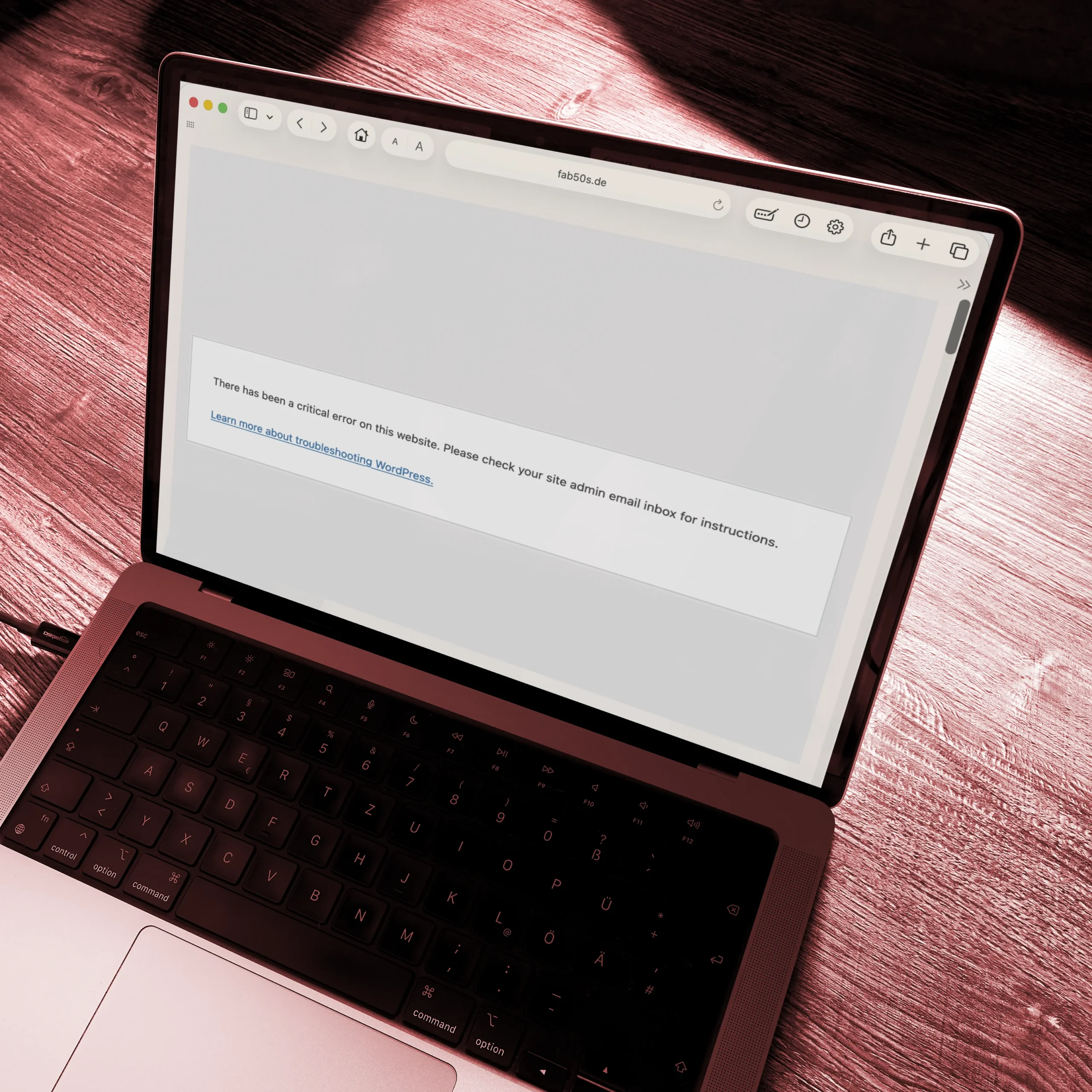 Fatal Error – oder eine Website ist ja nicht so schwierig