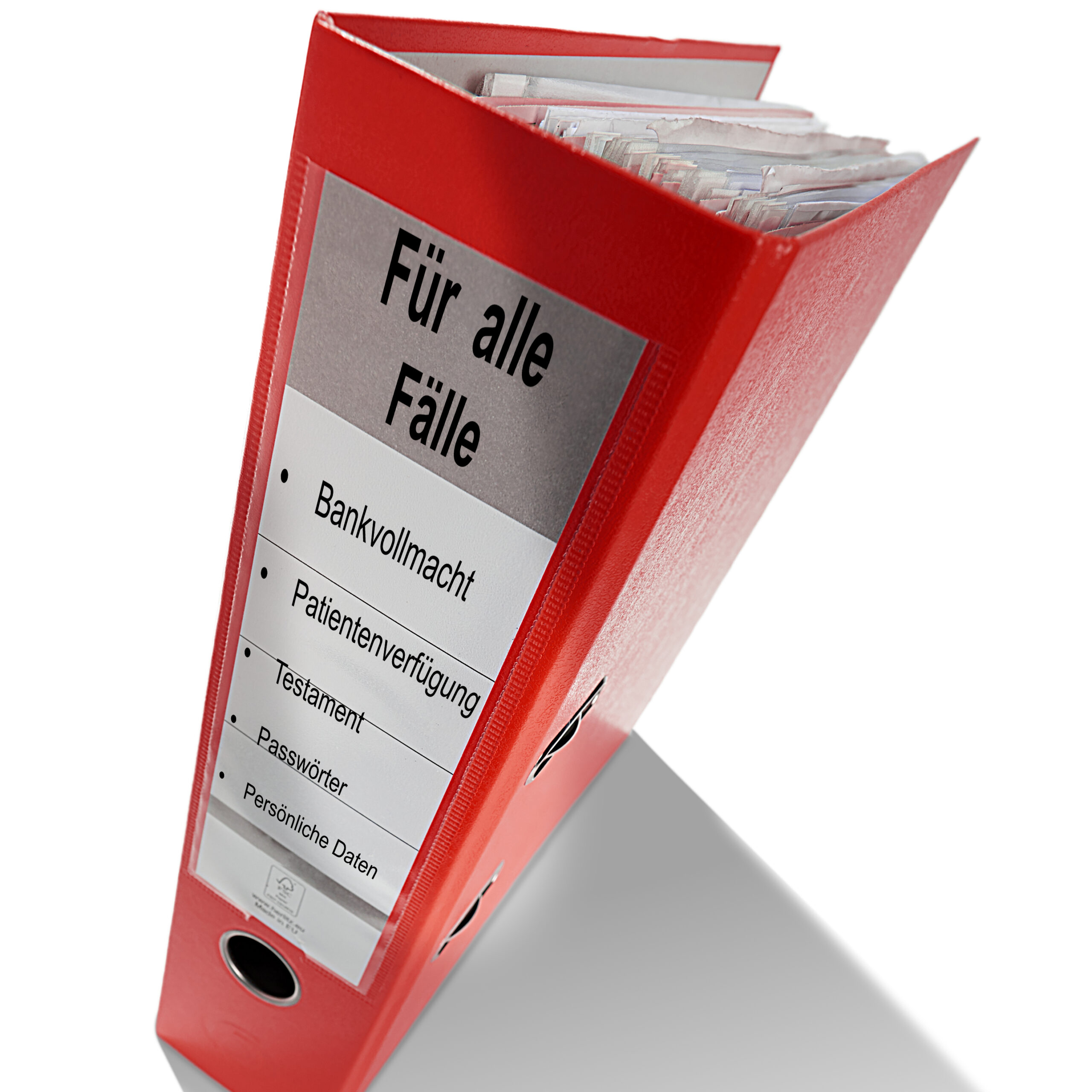 Der Notfallordner – will keine und braucht jede